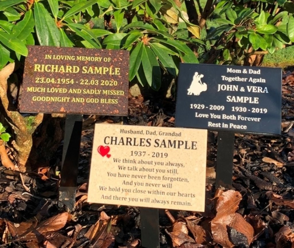 Standard Plaque (Acers, Roses and Trees)