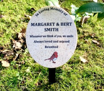 Oval Memorial Plaque